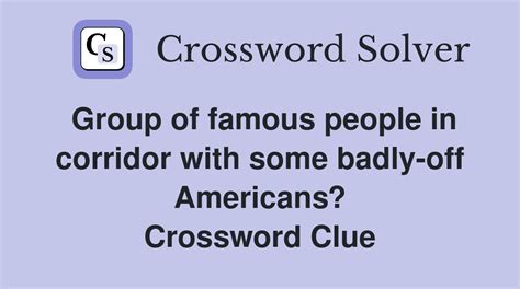 famous group crossword clue